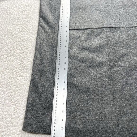 Madewell Manuscript Dress Women’s M Gray Wool Blend Pocket Modern Minimalist - Picture 10 of 11